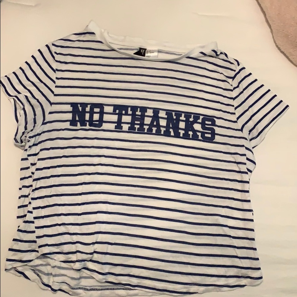 Graphic crop t shirt